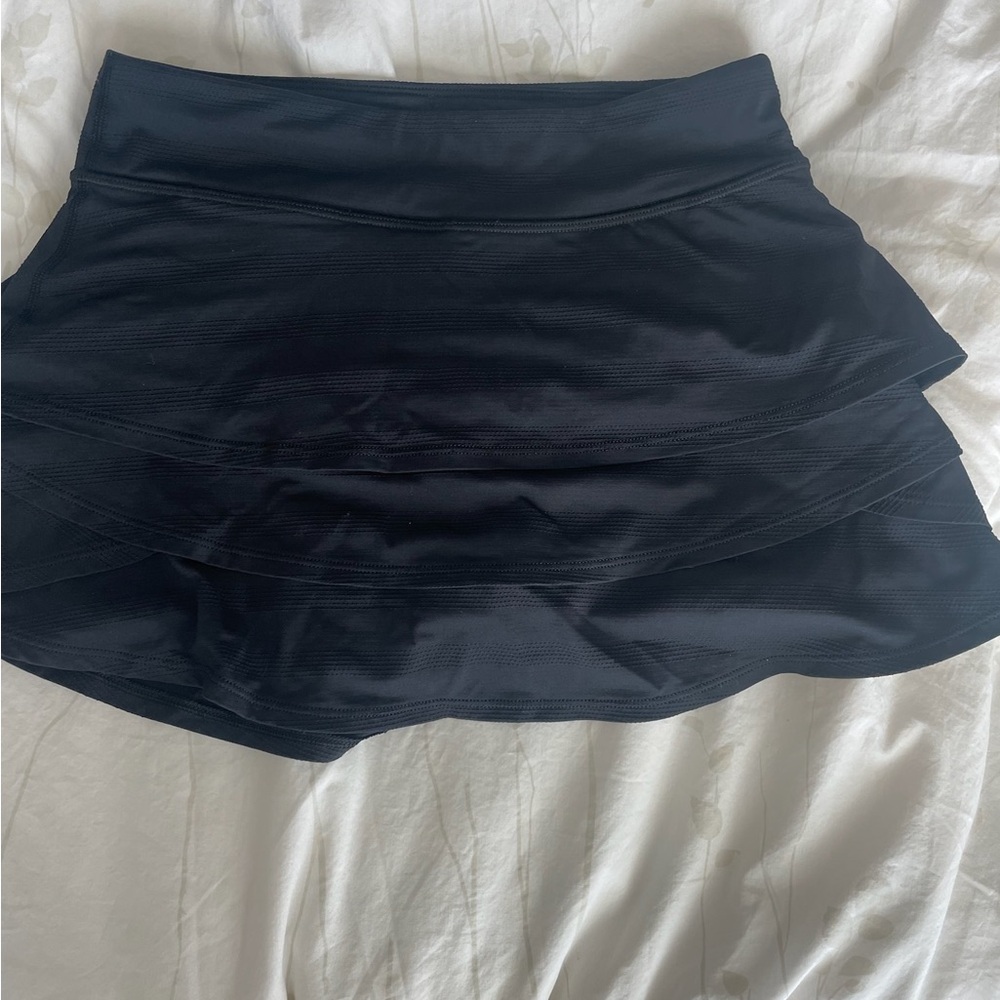 Athleta Black Layered Skater Skirt